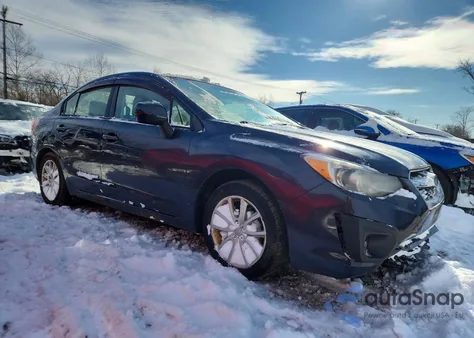 2013 Subaru Impreza Premium from USA, damaged, VIN JF1GJAC65DG004985